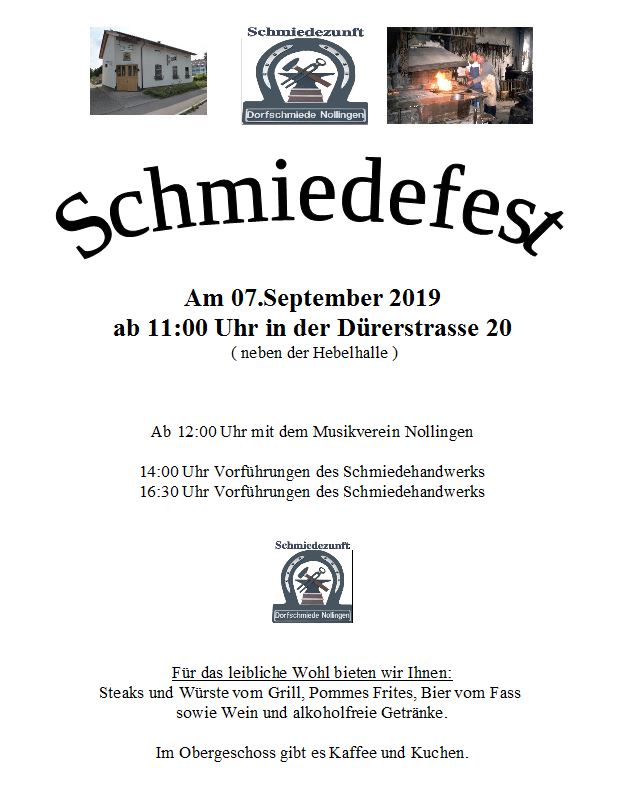 Schmiedefest 2019